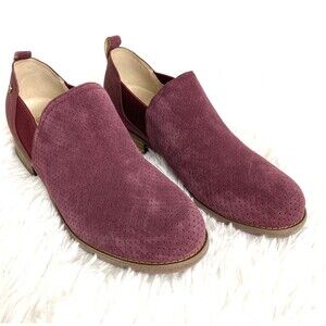 Spenco Orthopedic Suede Shoes Women’s Size US 10B Total Support Foot Wear Wine